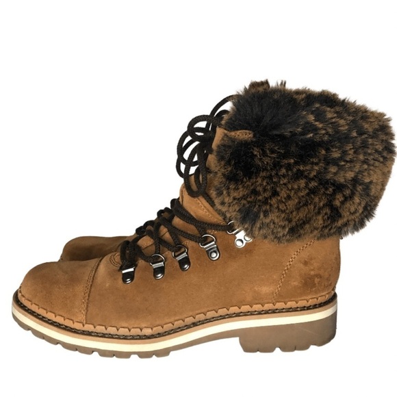 Sam Edelman Bowen Cold Weather Boots Faux Fur women’s sz 6.5 - Picture 4 of 12